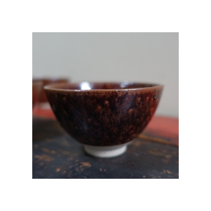 Dali Wood-fired sauce-colored glaze cup 90ml