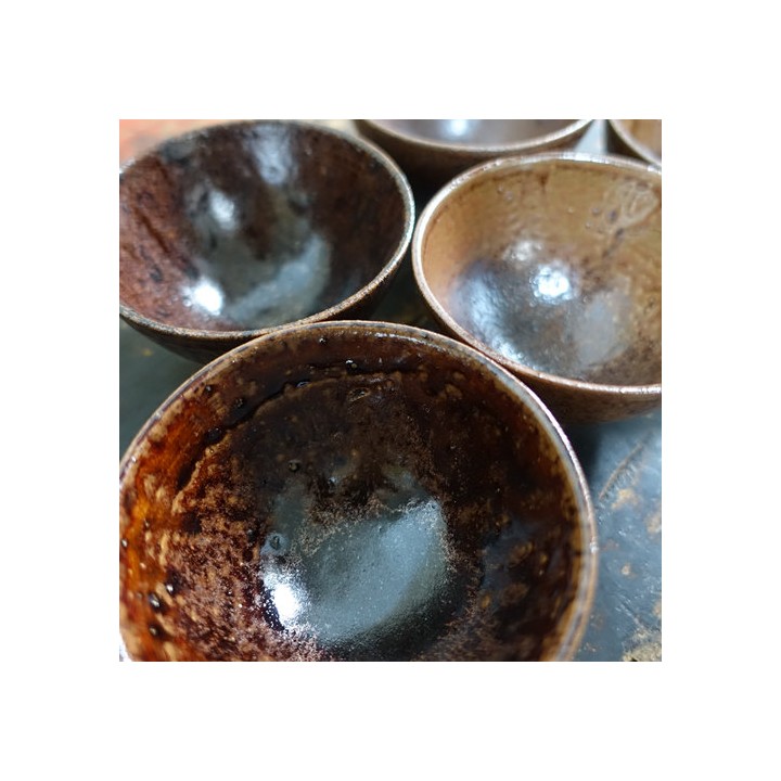 Dali Wood-fired sauce-colored glaze cup 90ml