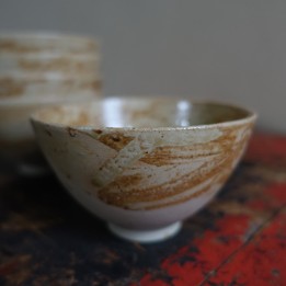 Dali Wood Fired brush texture Tea Cup 80ml