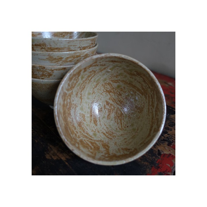 Dali Wood Fired brush texture Tea Cup 80ml