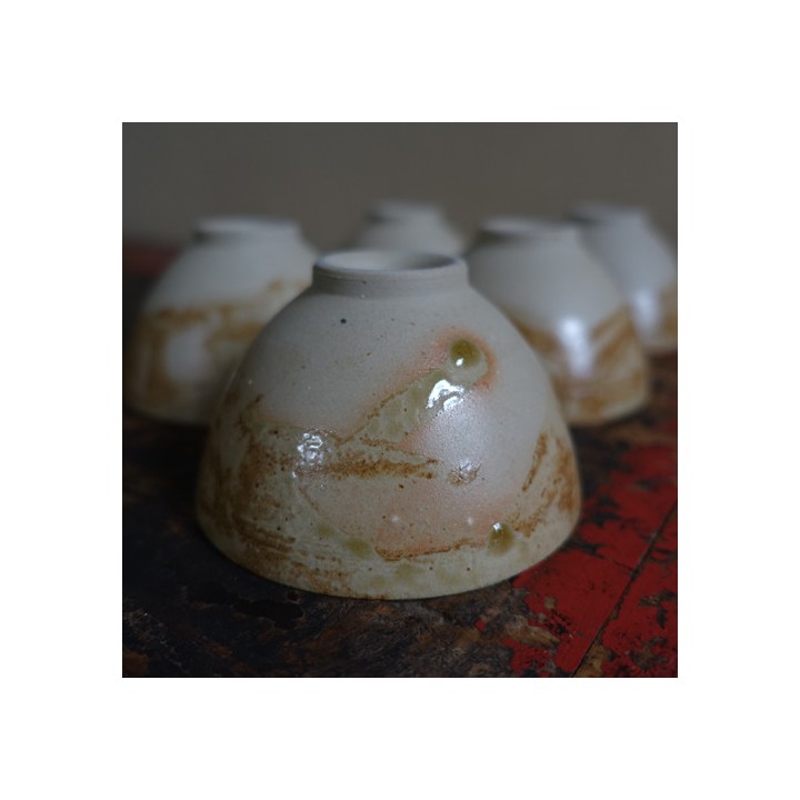 Dali Wood Fired brush texture Tea Cup 80ml