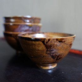 Dali Wood Fired sauce glazed Small tea bowl 120ml