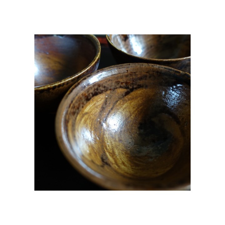 Dali Wood Fired sauce glazed Small tea bowl 120ml