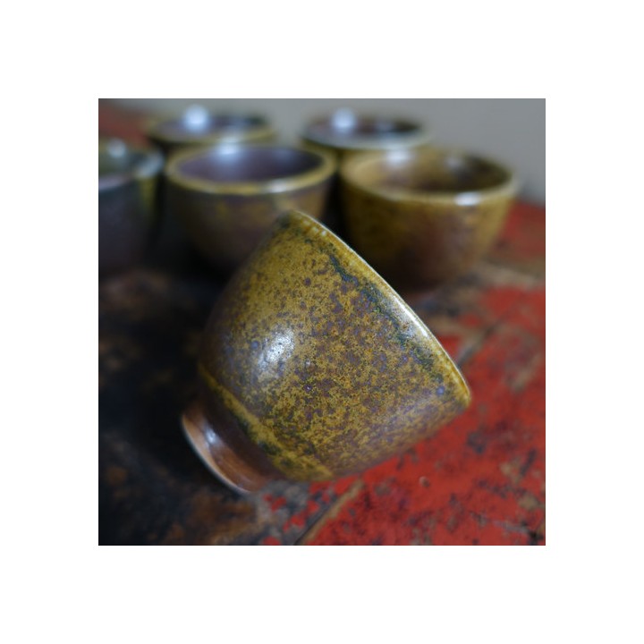Dali Wood-fired superior heart shaped cup 75ml