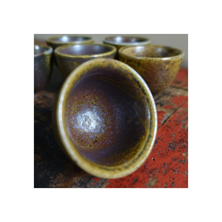 Dali Wood-fired superior heart shaped cup 75ml