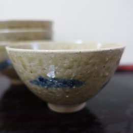 Dali Wood Fired Blue Decor Tea Cup 80ml