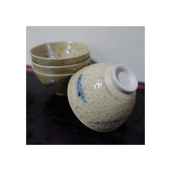 Dali Wood Fired Blue Decor Tea Cup 80ml