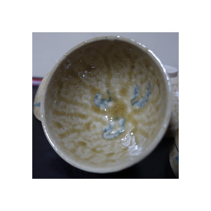 Dali Wood Fired Blue Decor Tea Cup 80ml