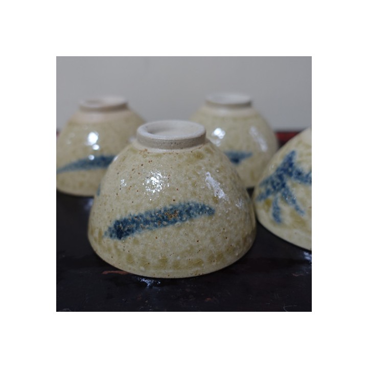 Dali Wood Fired Blue Decor Tea Cup 80ml