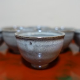 Huaning Handmade Beige Glazed Tea Cup 50ml