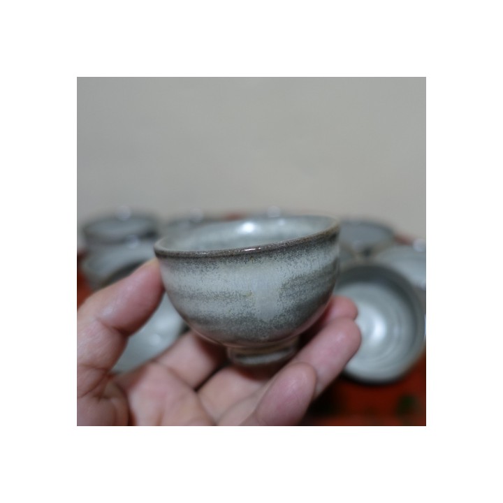 Huaning Handmade Beige Glazed Tea Cup 50ml