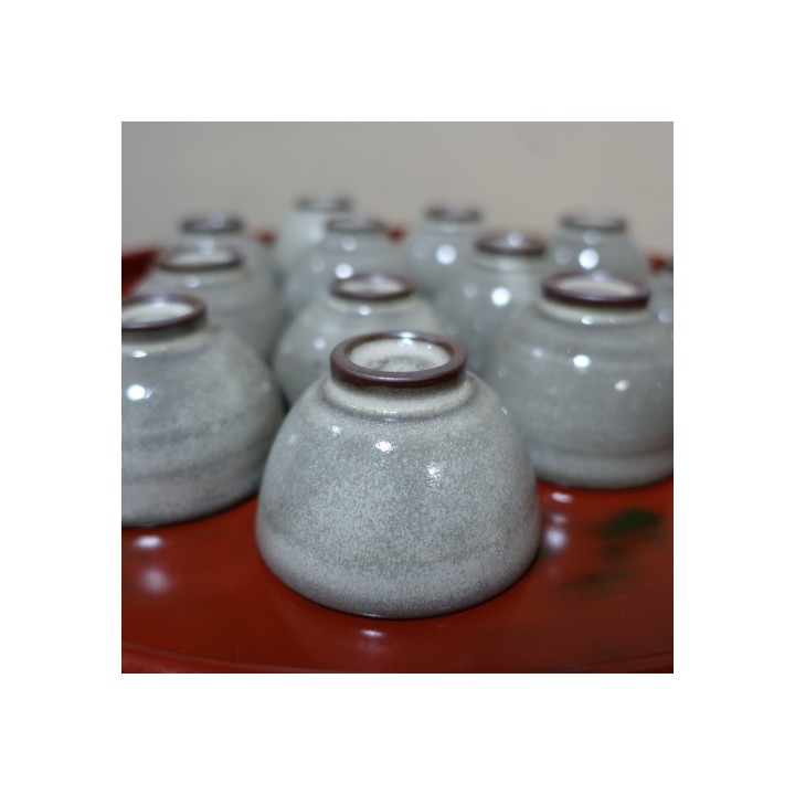 Huaning Handmade Beige Glazed Tea Cup 50ml