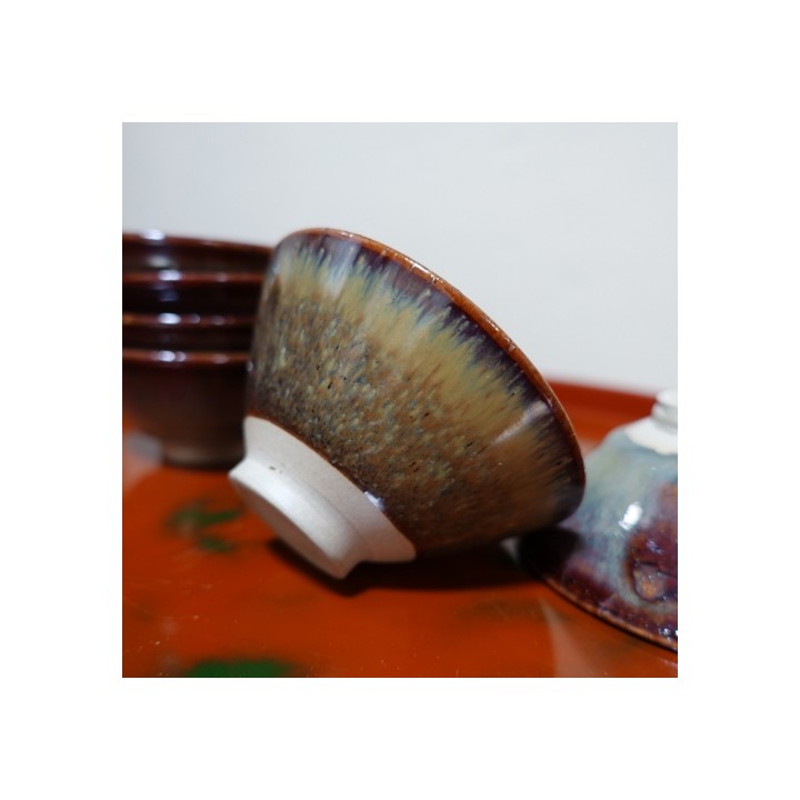 Huaning Flambed Glazed Douli Cup 45ml