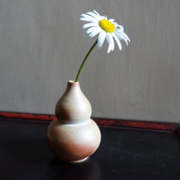 Wood-fired Kiln Glazed Gourd-shaped Vase A