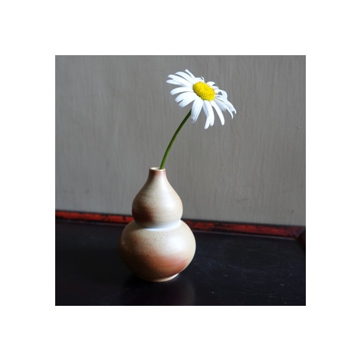 Wood-fired Kiln Glazed Gourd-shaped Vase A