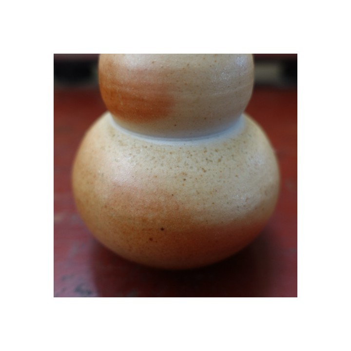 Wood-fired Kiln Glazed Gourd-shaped Vase A