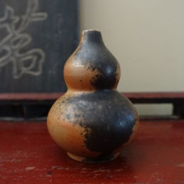 Wood-fired Kiln Glazed Gourd-shaped Vase B