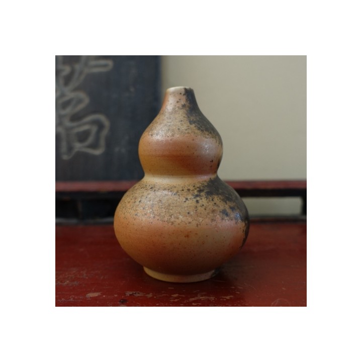 Wood-fired Kiln Glazed Gourd-shaped Vase B