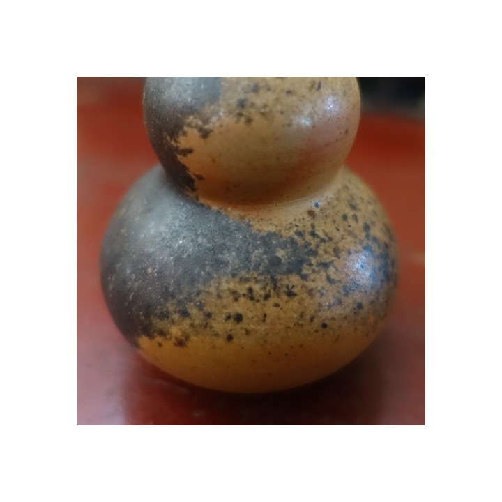 Wood-fired Kiln Glazed Gourd-shaped Vase B