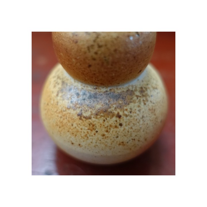 Wood-fired Kiln Glazed Gourd-shaped Vase C