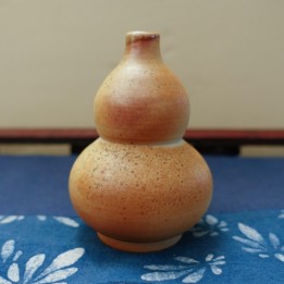 Wood-fired Kiln Glazed Gourd-shaped Vase D
