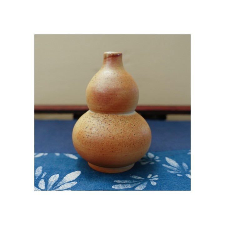 Wood-fired Kiln Glazed Gourd-shaped Vase D