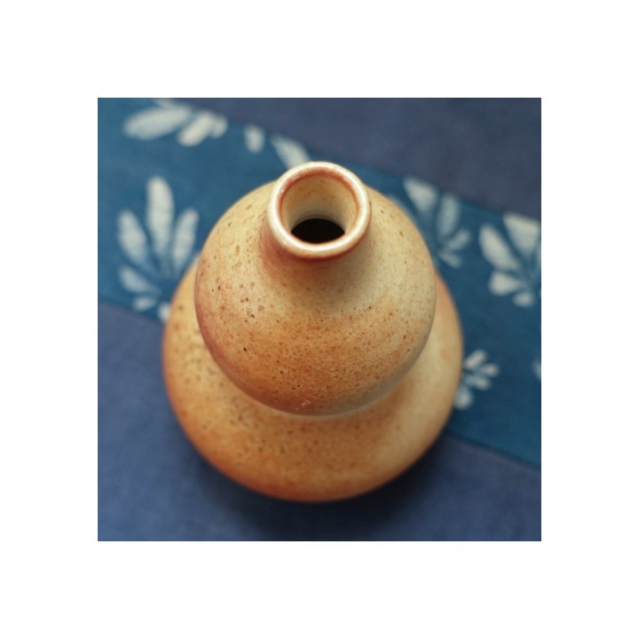Wood-fired Kiln Glazed Gourd-shaped Vase D