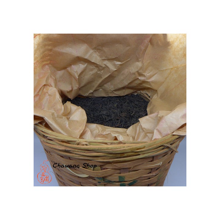 2016 (2014) Wuzhou TF Three Cranes Brand  "3406" 3rd grade Liubao Tea 100g