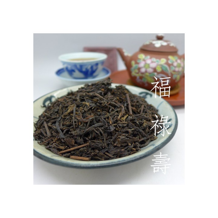 2006 Guangxi Fu Lu Shou Brand Liubao Tea 50g