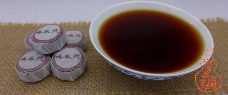 2005 Mingshenghao Menghai Ripe Mini Tuo Cha 100g 2005 Mingshenghao Menghai Ripe Mini Tuo Cha 100g