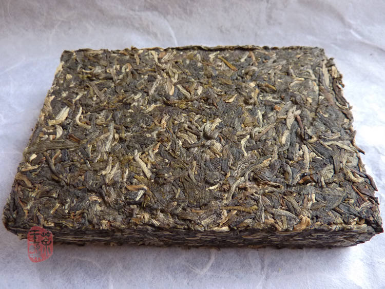 2010 Tulin Wuliangshan Organic Raw Puerh Brick 100g 2010 Tulin Wuliangshan Organic Raw Puerh Brick 100g