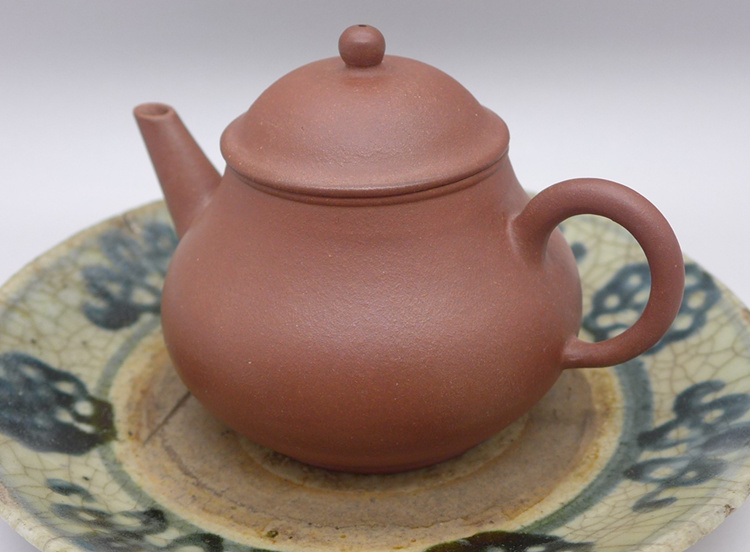 1990s Zi Ni Clay Bale Shuiping Teapot 90cc 1990s Zi Ni Clay Bale Shuiping Teapot 90cc