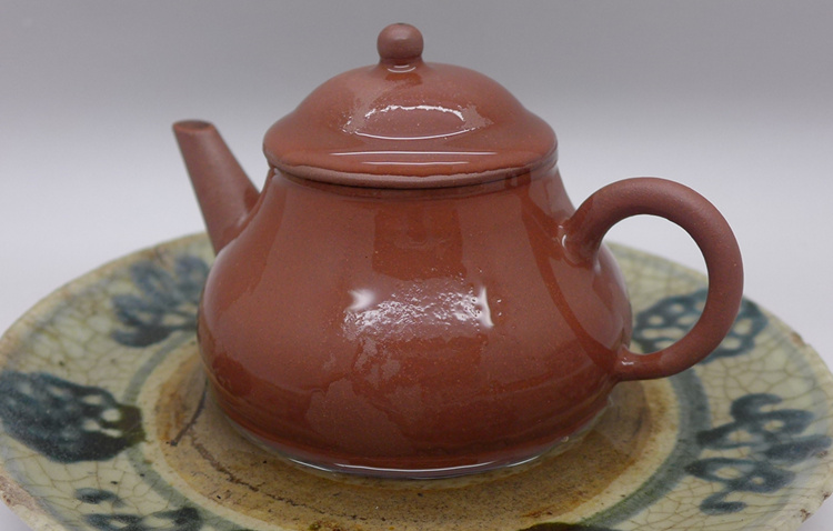 1990s Zi Ni Clay Bale Shuiping Teapot 90cc 1990s Zi Ni Clay Bale Shuiping Teapot 90cc
