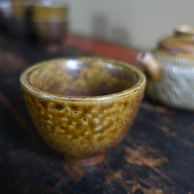 Dali Wood-fired large chicken heart cup 75ml Dali Wood-fired large chicken heart cup 75ml