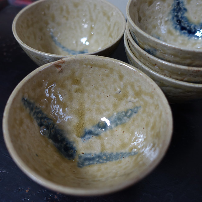 Dali Wood Fired Blue Decor Tea Cup Dali Wood Fired Blue Decor Tea Cup