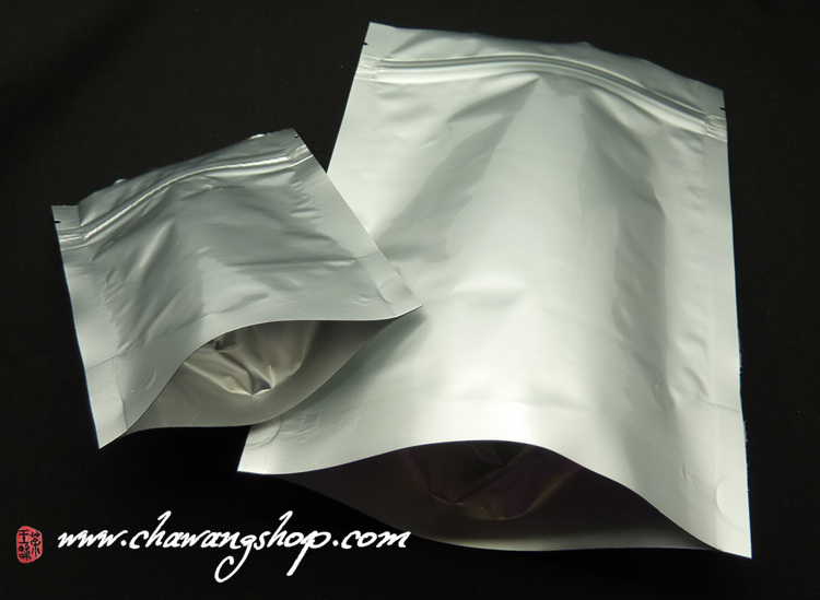 Aluminium Foil Tea Packaging Bag With Zipper 50 bags