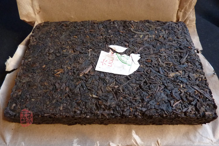 2009 "Three Cranes" Brand Liubao Tea Brick 