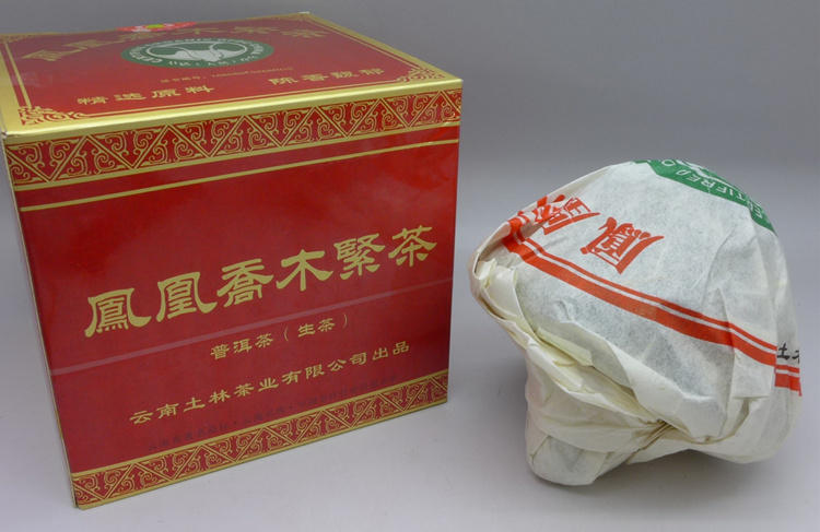 2011 Fenghuang Qiao Mu Jin Cha Raw Puerh 250g Organic