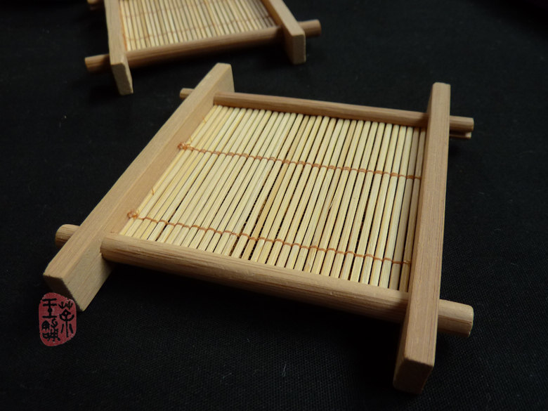 Bamboo Square Saucer