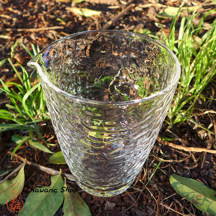 Hand-made Tall Glass Tea Pitcher 240ml 