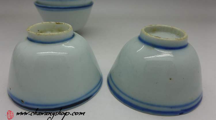 Vintage (ROC) Jingdezhen Shuang Quan 双圈 Cup 45cc Vintage (ROC) Jingdezhen Shuang Quan 双圈 Cup 45cc