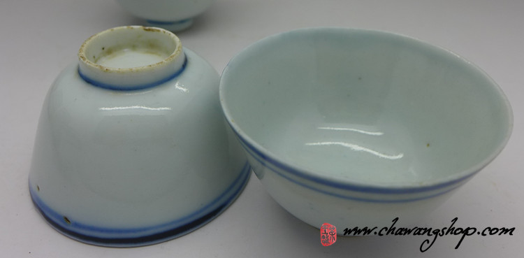 Vintage (ROC) Jingdezhen Shuang Quan 双圈 Cup 45cc Vintage (ROC) Jingdezhen Shuang Quan 双圈 Cup 45cc