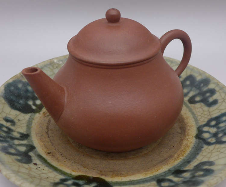 1990s Zi Ni Clay Bale Shuiping Teapot 90cc