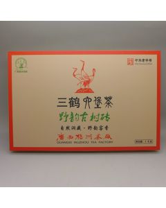 2014 (2018) Three Cranes Brand “Ye Yun Gu Shu” Liubao Brick Tea 1kg