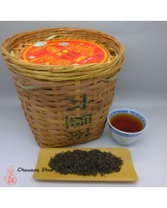 2016 (2014) Wuzhou TF Three Cranes Brand  "3406" 3rd grade Liubao Tea 100g