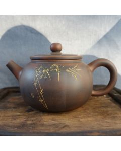 Nixing Teapot "Bird and bamboo" 200cc