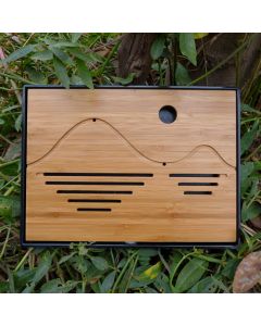 Bamboo Tea Tray "Mountains and rivers" 25.5*18.8*2.3CM