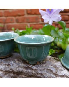 Huaning ROC Style Green Glaze Cup 50ml