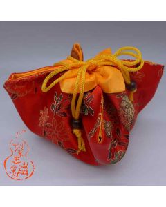 Tea ware bag No.16 "Red Peony"