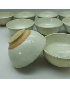 Huaning Pottery Old Style White Bowl 80ml